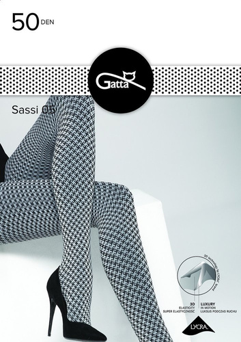 Sassi wz.05 Rajstopy 50 den Gatta -83B honey-nero