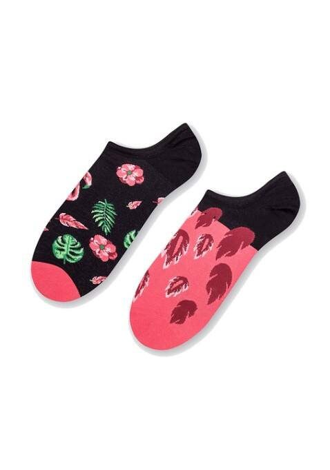 009 Skarpety Stopki Asymetryczne męskie More - 010 grafitowy