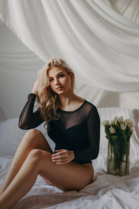 2407 Willow Body damskie z długim rękawem Teyli - black