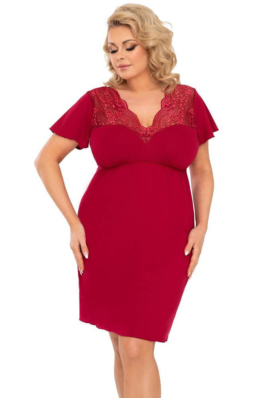 Doris Plus Koszula Donna - burgund