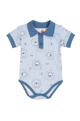 Body polo z krótkim rękawem "TEDDY SMILE" Makoma