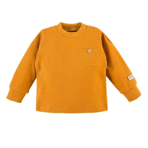 Bluzka wciągana z kieszonką "SIMPLY COMFY" Eevi- miodowy