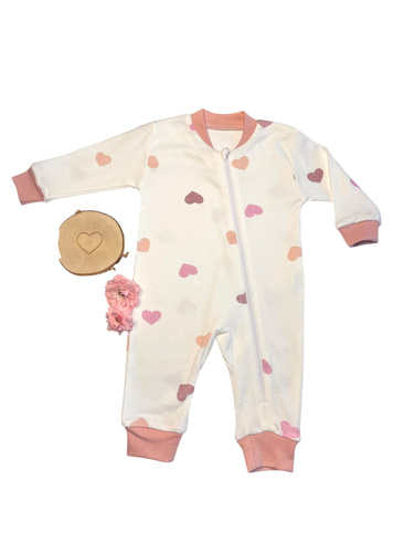 Pajacyk niemowlęcy bez stópek Mamatti PS15041 – bawełna 100% | OEKO-TEX | Polska produkcja