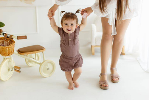 40252C "Bamboo Muslin Choco"  Bloomers muślinowy Makoma 