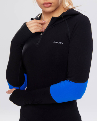 Adapt bluza sportowa damska Spaio cobalt/black 