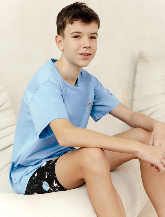 Spencer 3403 Piżama chłopięca Taro - niebieski
