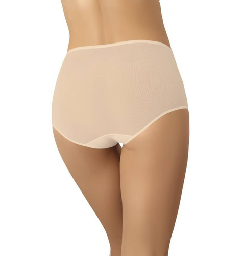 306 Retro Figi z wysokim stanem Teyli - beżowy