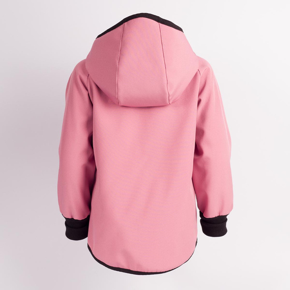 229001 Nicol Kurtka softshell dziewczęca kaptur polar odblask