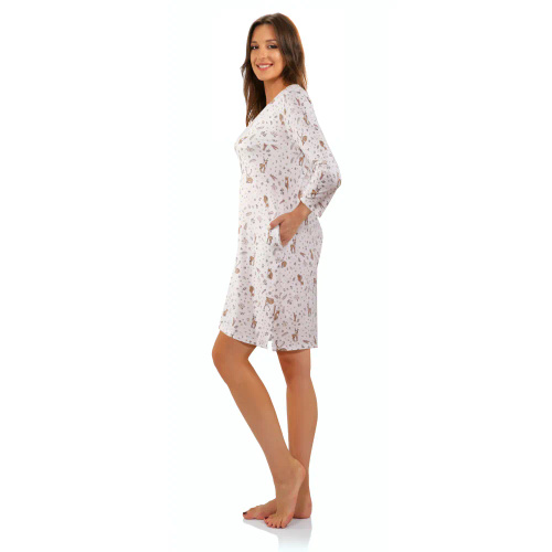 2667/03 Koszula nocna Sesto Senso biały 