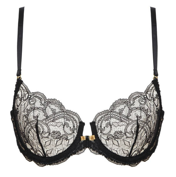 LV-S61 Scarlett Biustonosz miękki soft Le Vernis czarny