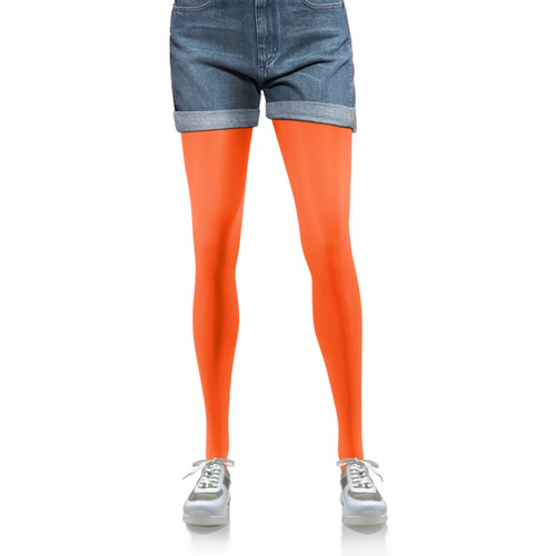 Hiver Rajstopy kryjące 40den Sesto Senso- pomarańczowy neon