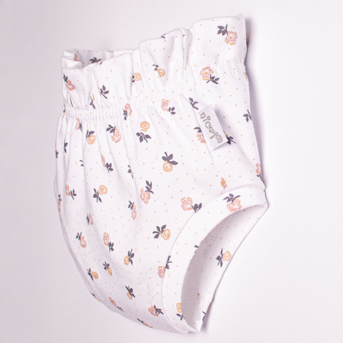 Bloomersy niemowlęce Nicol 220087 2-pak bawełna Oeko-Tex róż kwiatki