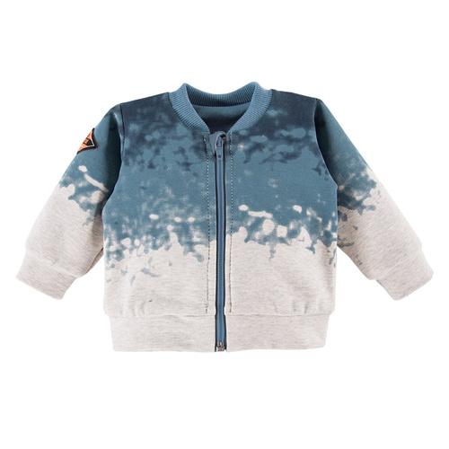 Jump Bluza dresowa rozpinana Eevi- szary/niebieski
