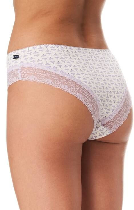 LPB 990 A'2 Figi damskie brazyliany 2-pak Key- fioletowy