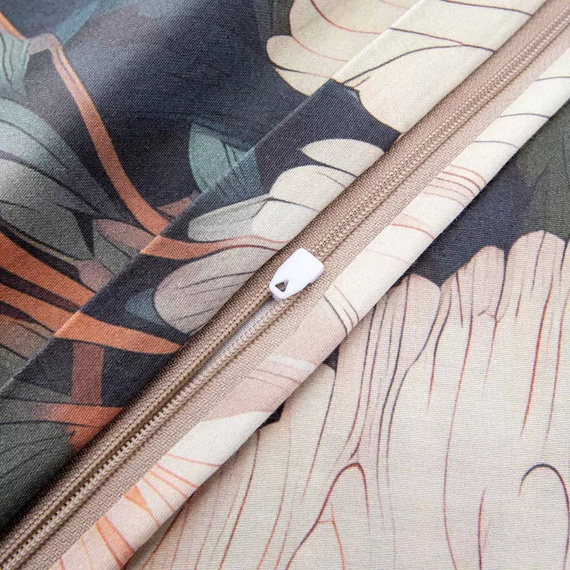 12404 Pościel satynowa kwiaty Darymex satynlove premium