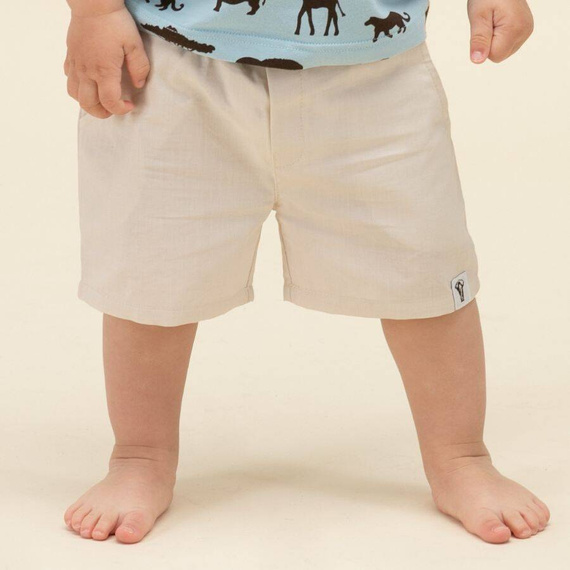 Safari Krótkie spodenki dla chłopca Pinokio - beżowy