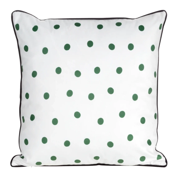 Wiosna 2 Poszewka wielkanocna z welwetu nadrukiem Eurofirany zielony