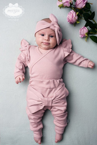 Zestaw body, opaska i spodnie Cherry Marija