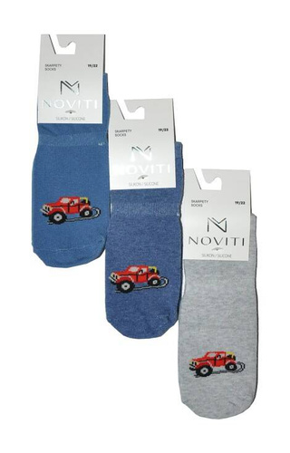 SB009  Skarpetki chłopięce Noviti - mix kolorów