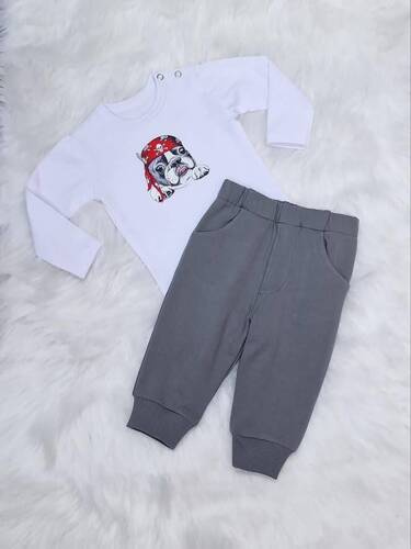 Piotruś Spodnie dziecięce Bambarillo grafitowy