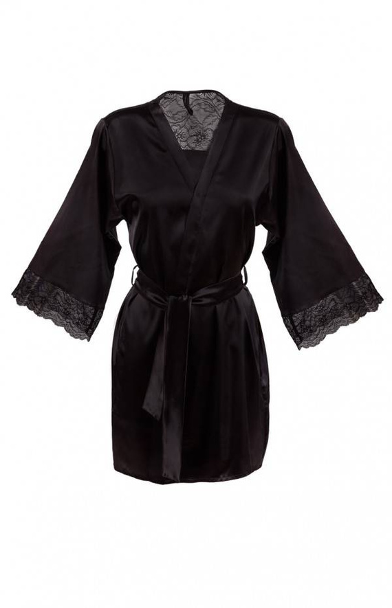 Nikola Podomka Szlafrok Damski Dkaren - czarny