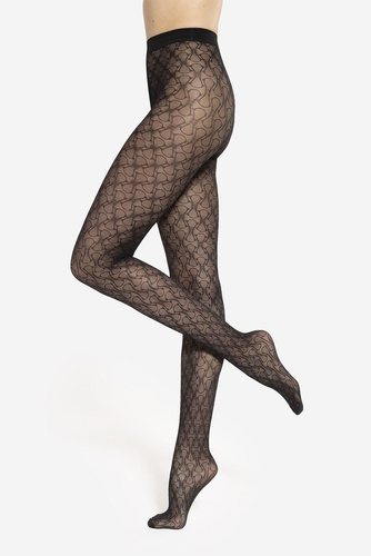 Arabesca 06 Rajstopy Gatta – 40 den, dekoracyjny wzór, matowe