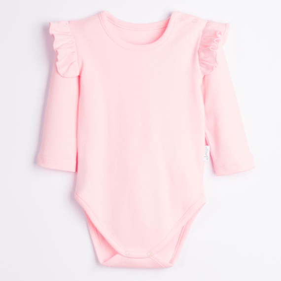 Body Niemowlęce Nicol Tosia 225095 100% Bawełna różowe Falbanki