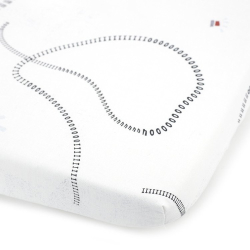 Prześcieradło z gumką Sawanna- Makaszka 