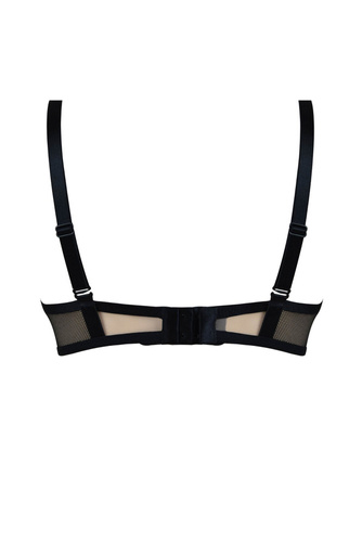 19200 Piano Biustonosz push up Mediolano czarny