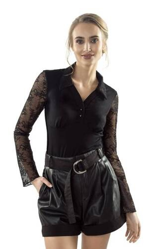 Sybilla Bluzka damska Eldar - czarny