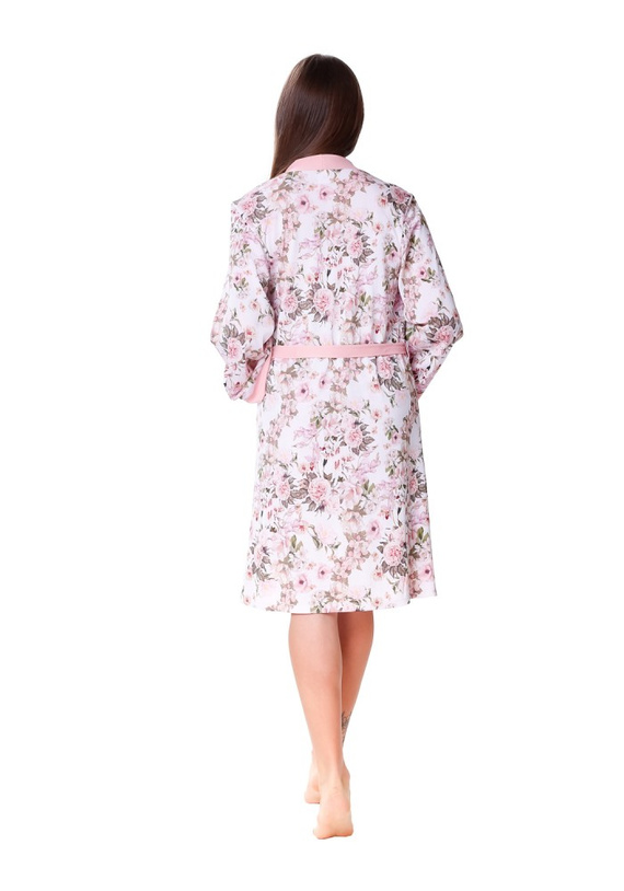 86462 Kamelia Szlafrok peniuar Mewa różowy