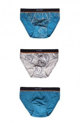 B-510 SD A'3 Slipy chłopięce Lama jeans-szary