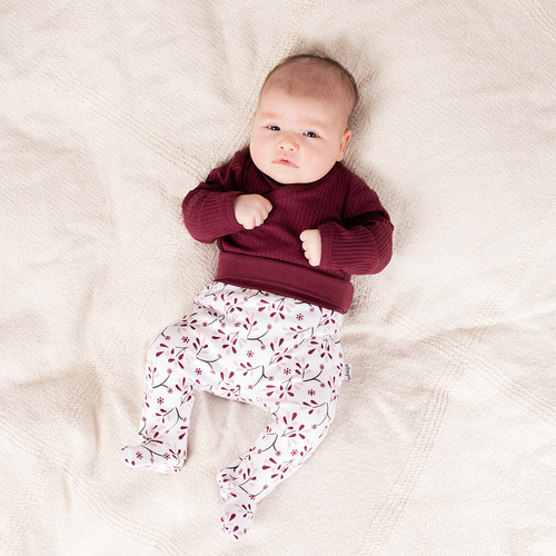 217009 Alisa Półśpioch bawełniany Nicol dla niemowląt 56–68