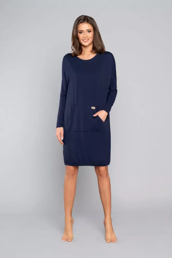 Tirana Tunika damska i ciążowa Italian Fashion- granat 