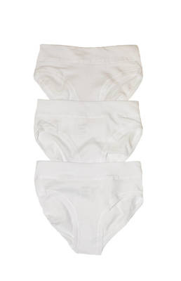 806 Figi dziewczęce Cornette 3-pak granatowy/czerwony