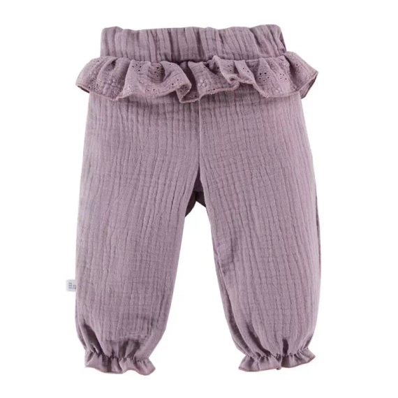 Botanic Spodnie muślinowe Eevi - wrzos