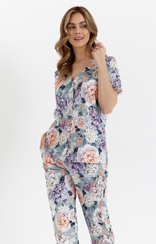 465 Piżama damska  Cana - szałwia