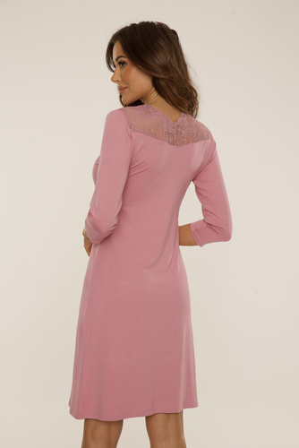 810 Lilian Koszulka nocna De Lafense - brudny róż