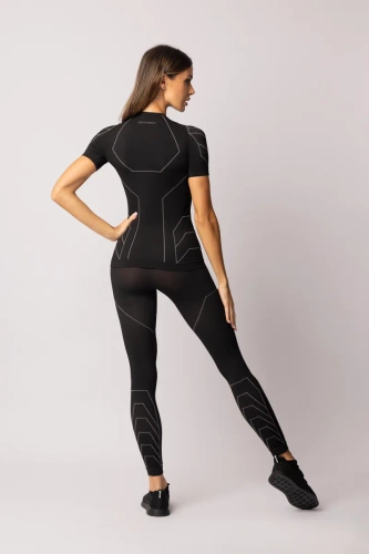 Rapid legginsy damskie Spaio black/grey
