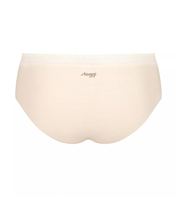 GO Ribbed R Hipster C2P Figi Damskie 2-pak Sloggi - brown - light combination