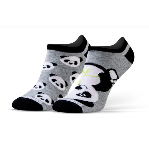 Pandy Skarpety stopki finest cotton dwie różne Sesto Senso szary