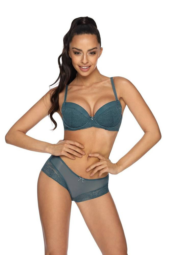 M-3317/11 Polly Biustonosz Push-Up Mat niebieski