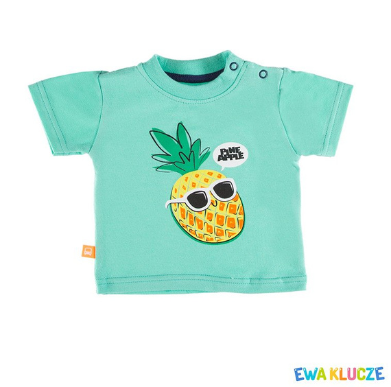 T-shirt dla chłopca "SUN" Ewa Klucze - zielony