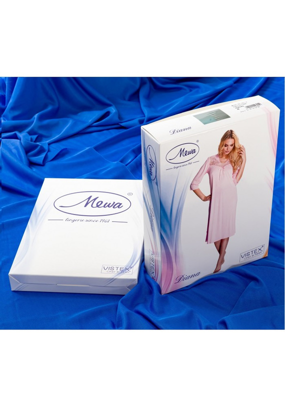 84133 Diana koszula nocna damska Mewa miętowy