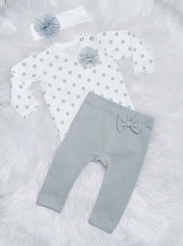 Tosia Spodnie niemowlęce Bambarillo szary