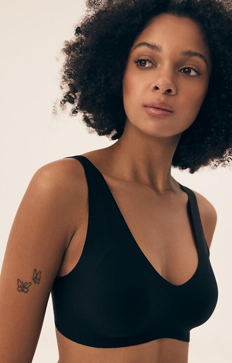 42850 Bake biustonosz bezszwowy Henderson - czarny