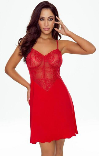 Lizzi Koszulka Nocna Eldar- czerwony