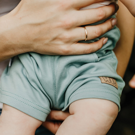 Pacific Szorty niemowlęce Eevi - zielony