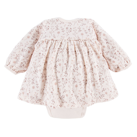 Bloom Tunika niemowlęca z długim rękawem Eevi - ecru druk