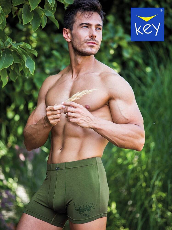 MXH 633 Bokserki męskie Key zielony